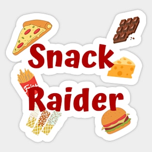 Snack Raider! Sticker